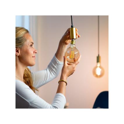 LED-pære dæmpbar VINTAGE FILAMENT G95 E27/6,7W/230V 2000-5000K CRI 90 Wi-Fi - WiZ