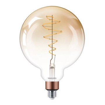 LED-pære dæmpbar VINTAGE Philips G200 E27/4,5W/230V 1800K