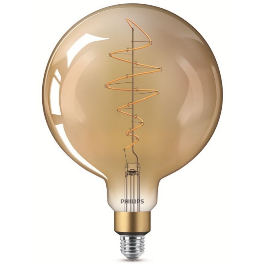 LED-pære dæmpbar VINTAGE Philips G200 E27/7W/230V 2000K