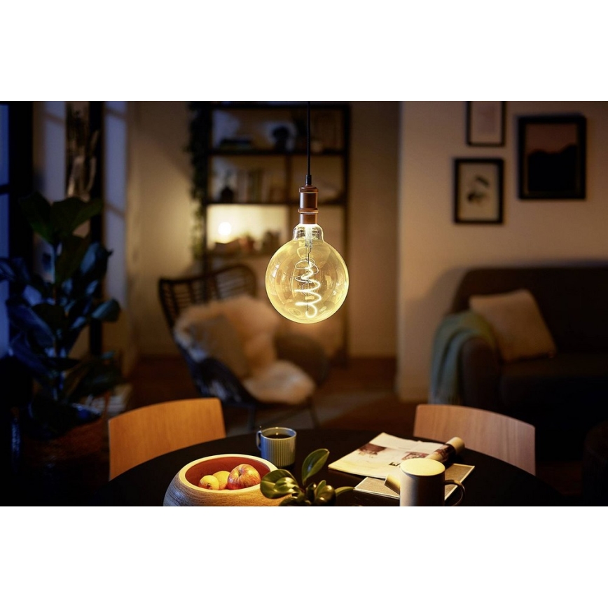 LED-pære dæmpbar VINTAGE Philips G200 E27/7W/230V 2000K