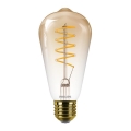 LED-pære dæmpbar VINTAGE Philips ST64 E27/4,5W/230V 1800K