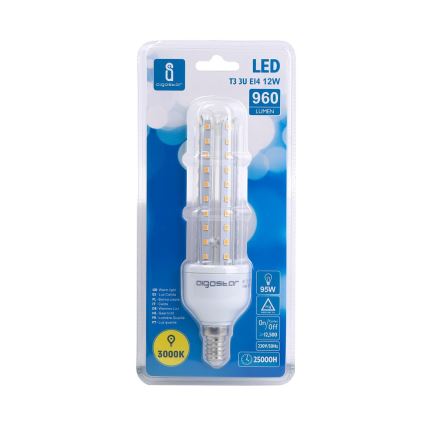 LED-pære E14/12W/230V 3000K - AigoStar