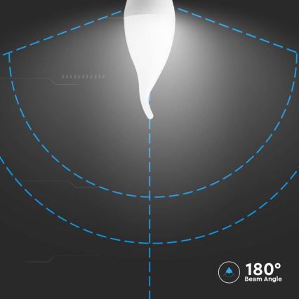 LED-pære E14/3,7W/230V 3000K