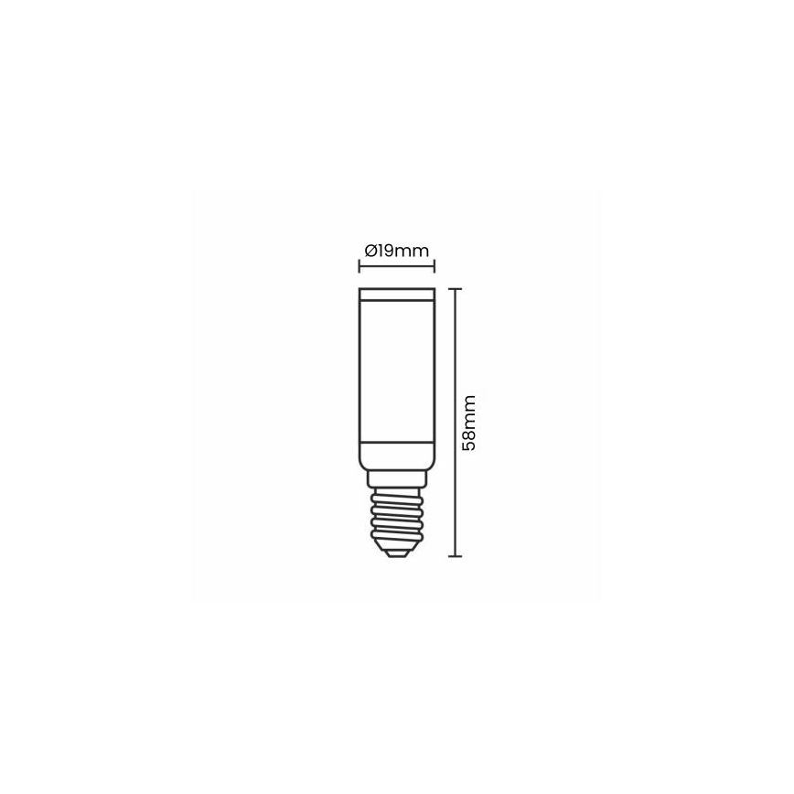 LED-pære E14/4,5W/230V 2800K