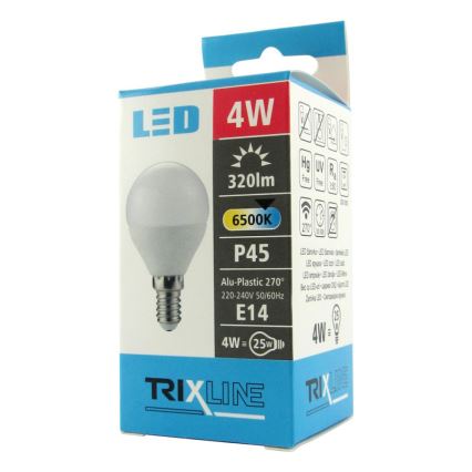 LED pære E14/4W/230V 6500K