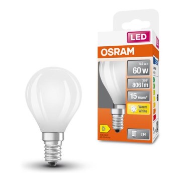 LED-pære E14/5,5W/230V 2700K - Osram