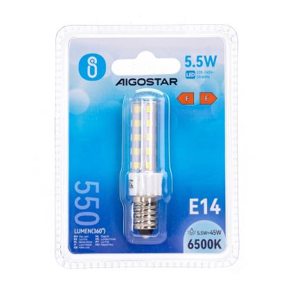 LED-pære E14/5,5W/230V 6500K - Aigostar