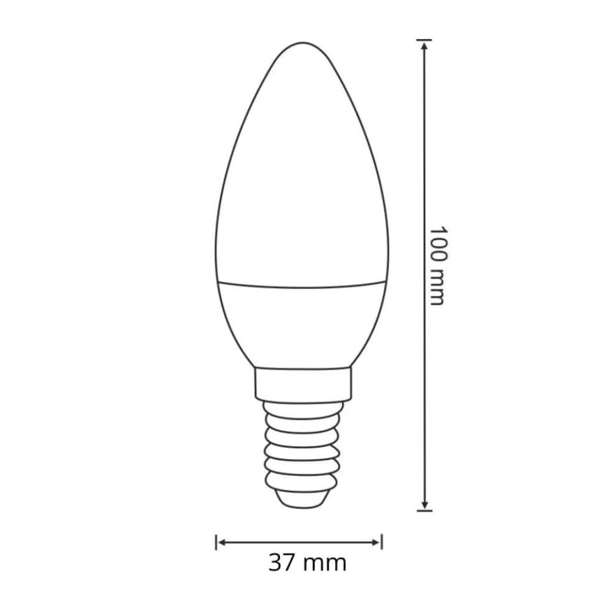 LED-pære E14/6,3W/230V 3000K