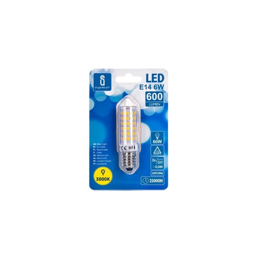 LED-pære E14/6W/230V 3000K - Aigostar