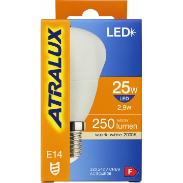 LED-pære E14/6W/230V 3000K - Attralux
