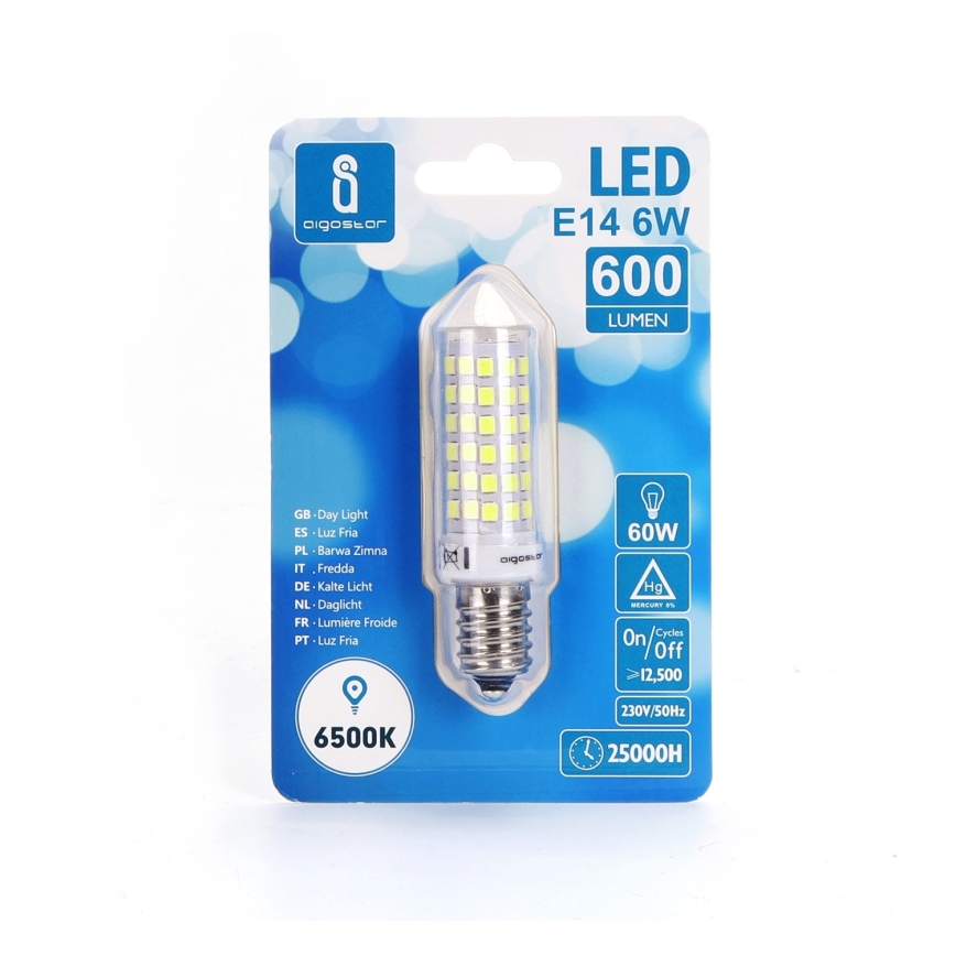 LED-pære E14/6W/230V 6500K - Aigostar