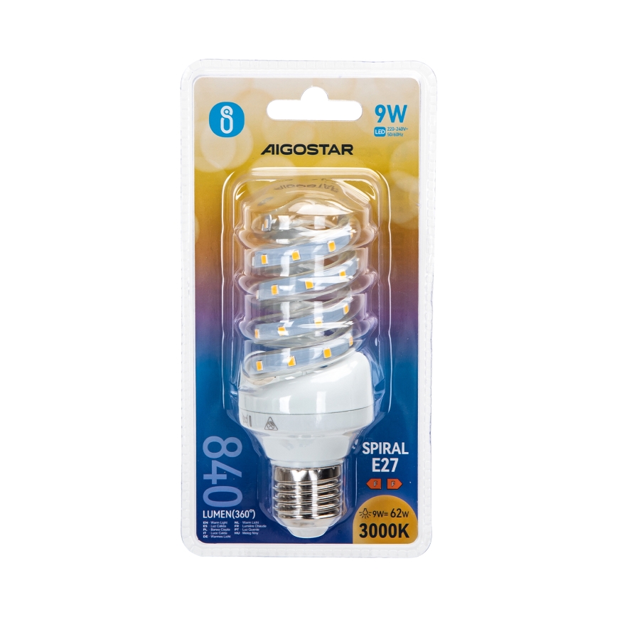 LED-pære E14/9W/230V 6500K - Aigostar