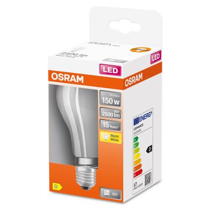 LED-pære E27/17W/230V 2700K - Osram