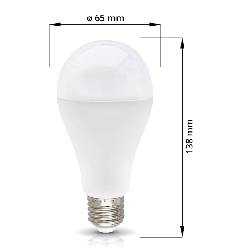 LED pære E27/18W/230V 4000K