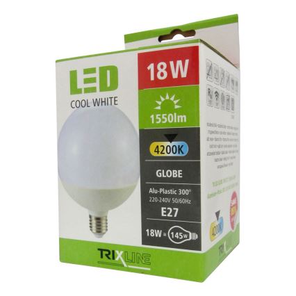 LED pære E27/18W/230V 4200K