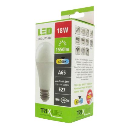 LED pære E27/18W/230V 4200K