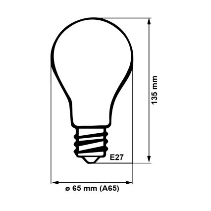 LED pære E27/18W/230V 4200K