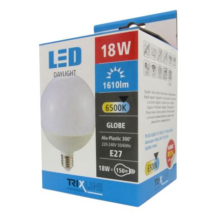 LED pære E27/18W/230V 6500K