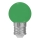 LED-pære E27/1W/230V 5500-6500K grøn
