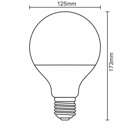 LED pære E27/20W/165-265V 3000K