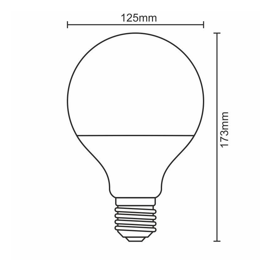 LED pære E27/20W/165-265V 3000K