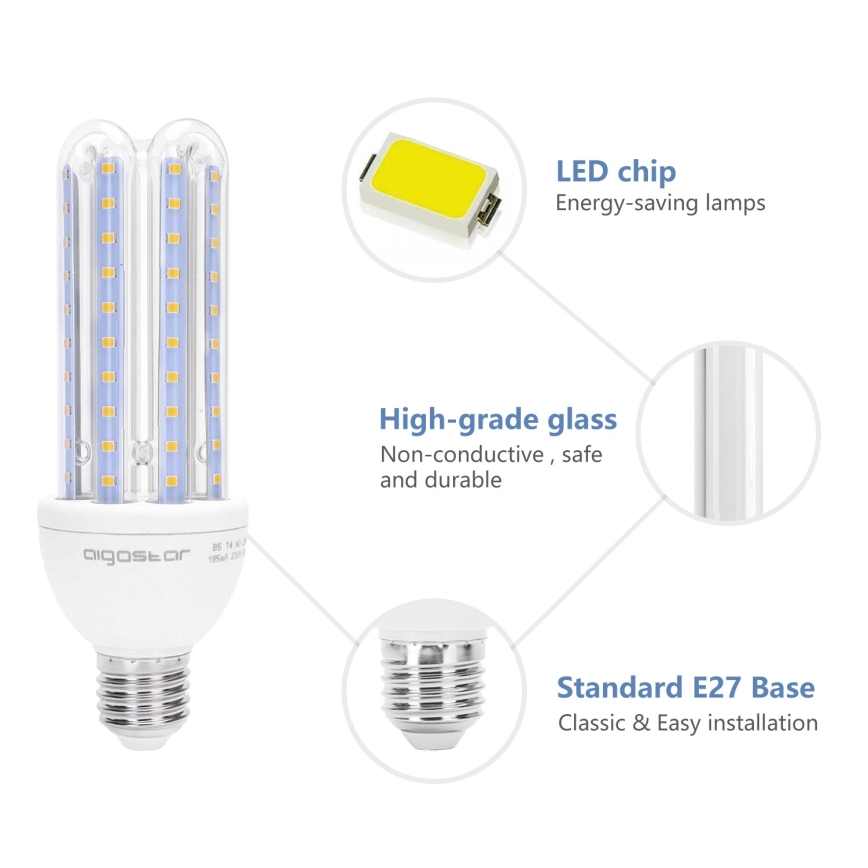 LED-pære E27/23W/230V 3000K - Aigostar