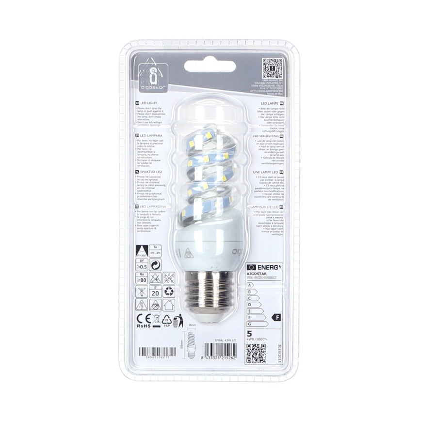 LED-pære E27/4,9W/230V 6500K - Aigostar