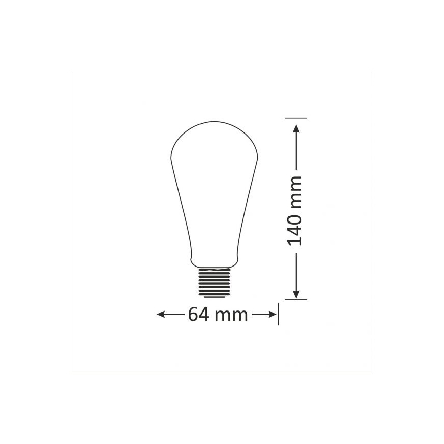 LED pære E27/4W/230V 2000K