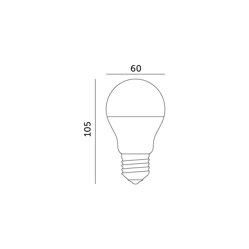 LED-pære E27/8,5W/230V 3000K