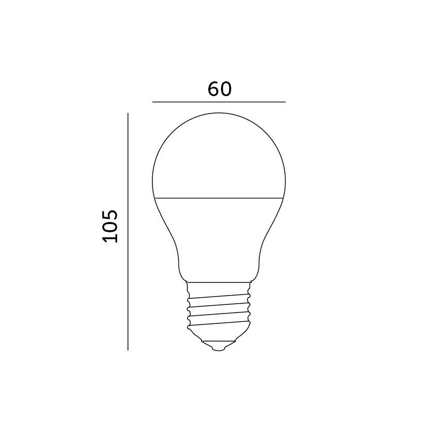 LED-pære E27/8,5W/230V 4000K