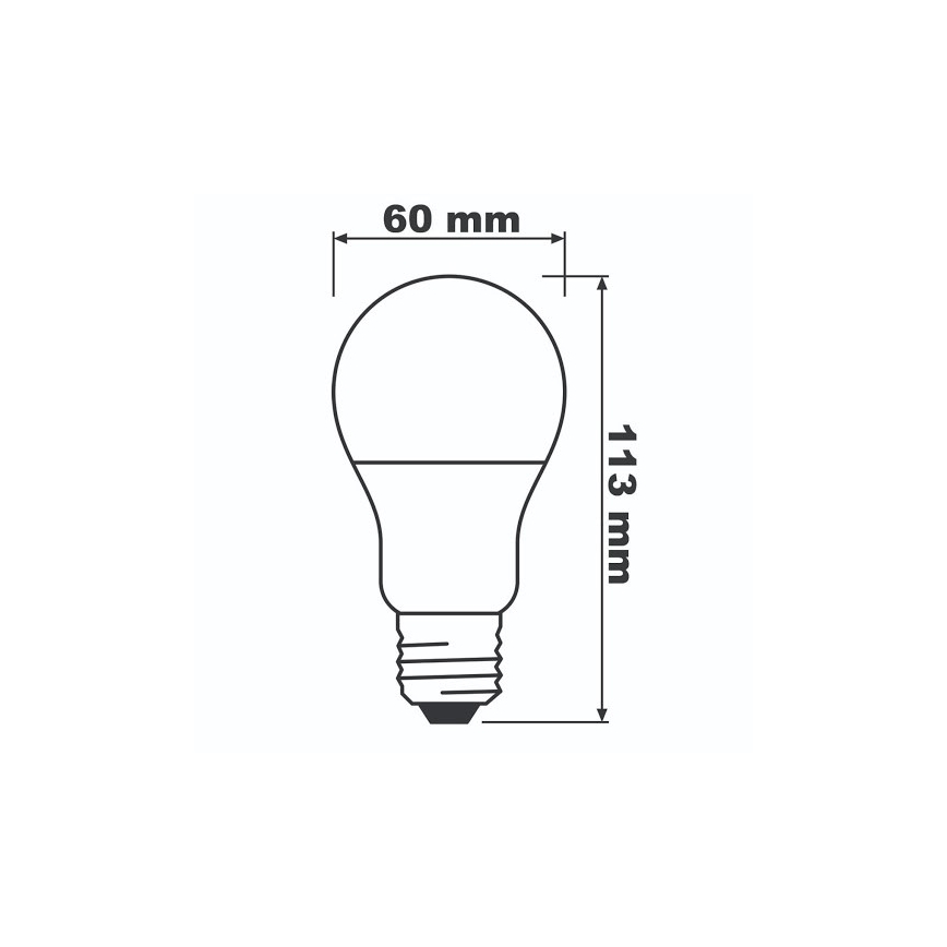 LED-pære ECO E27/8,5W/230V 2700K 806 lm