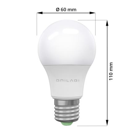 LED-pære ECOLINE A60 E27/15W/230V 4000K - Brilagi