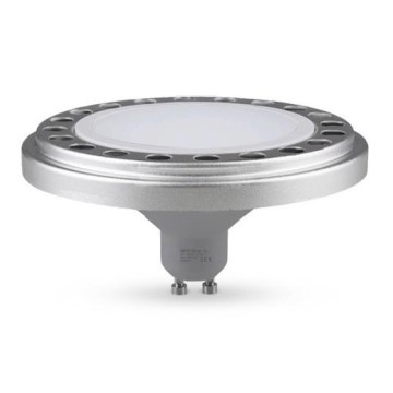 LED-pære ECOLINE AR111 GU10/15W/230V 3000K 120° sølvfarvet - Brilagi
