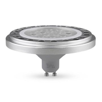 LED-pære ECOLINE AR111 GU10/15W/230V 3000K 30° sølvfarvet - Brilagi
