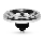 LED-pære ECOLINE HALO AR111 GU10/12W/230V 3000K 24° - Brilagi