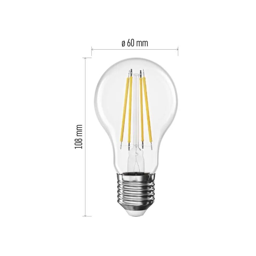 LED-pære FILAMENT A60 E27/5W/230V 2700K