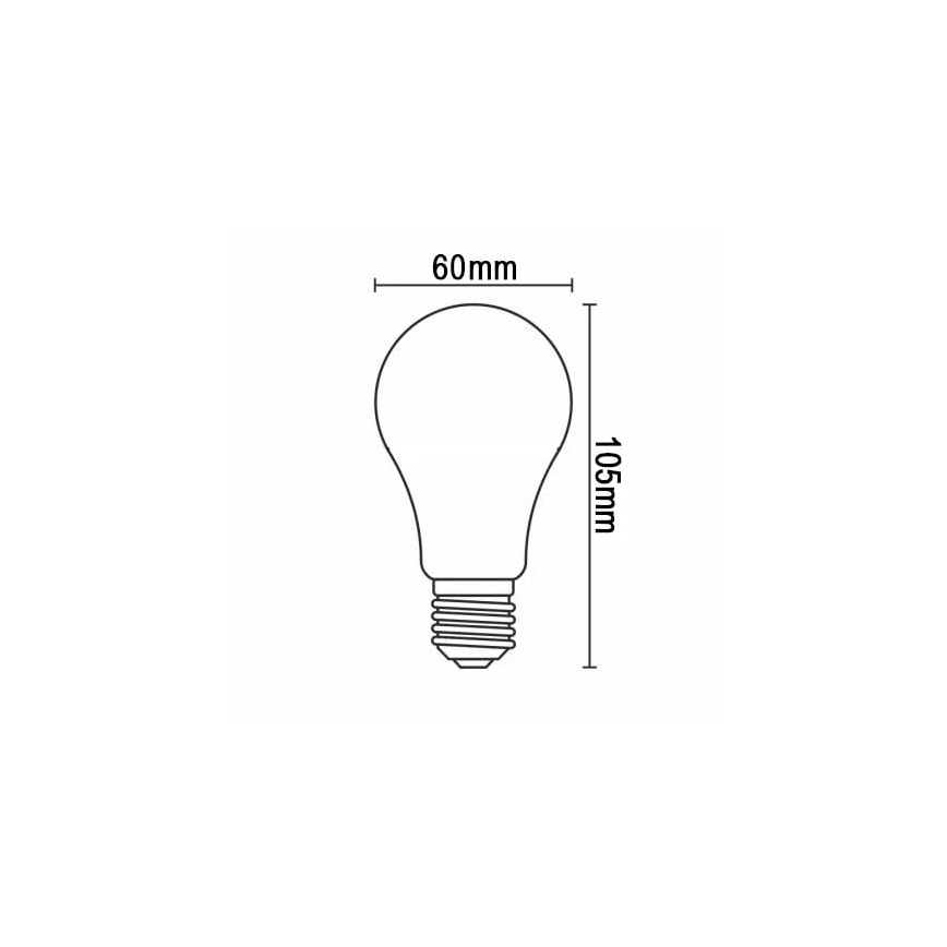 LED-pære FILAMENT A60 E27/6W/230V 3000K