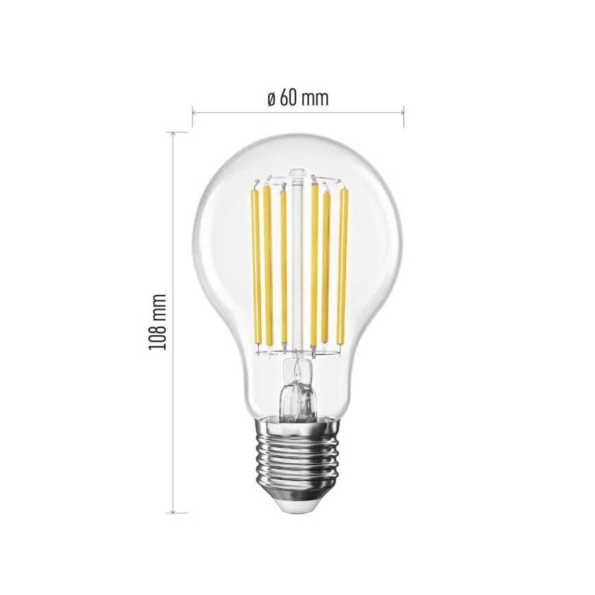 LED-pære FILAMENT A60 E27/7,2W/230V 4000K