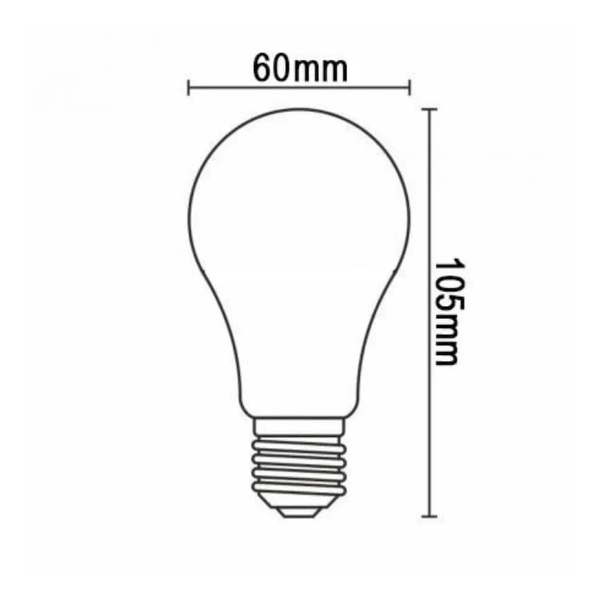 LED-pære WHITE FILAMENT A60 E27/9W/230V 3000K