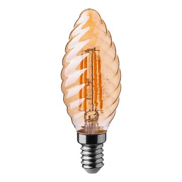 LED-pære FILAMENT AMBER E14/4W/230V 2200K