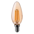 LED-pære FILAMENT AMBER E14/4W/230V 2200K