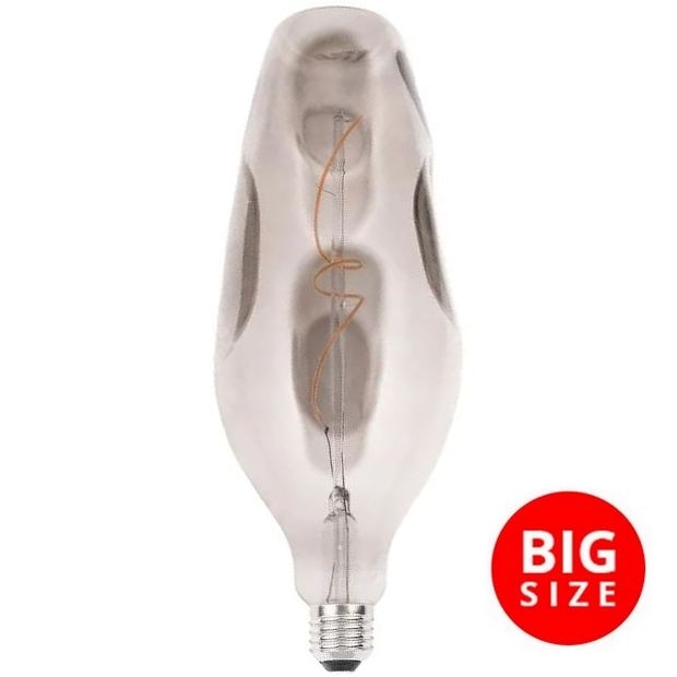 LED-pære FILAMENT BUMPED SMOKE BT110 E27/4W/230V 2000K