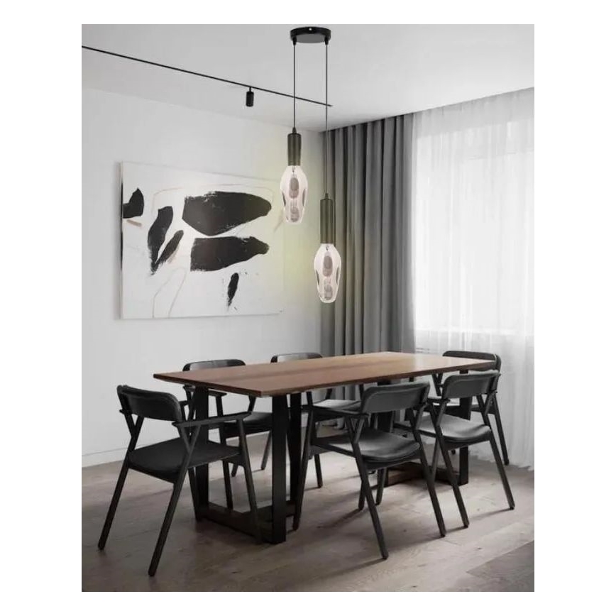 LED-pære FILAMENT BUMPED SMOKE BT110 E27/4W/230V 2000K