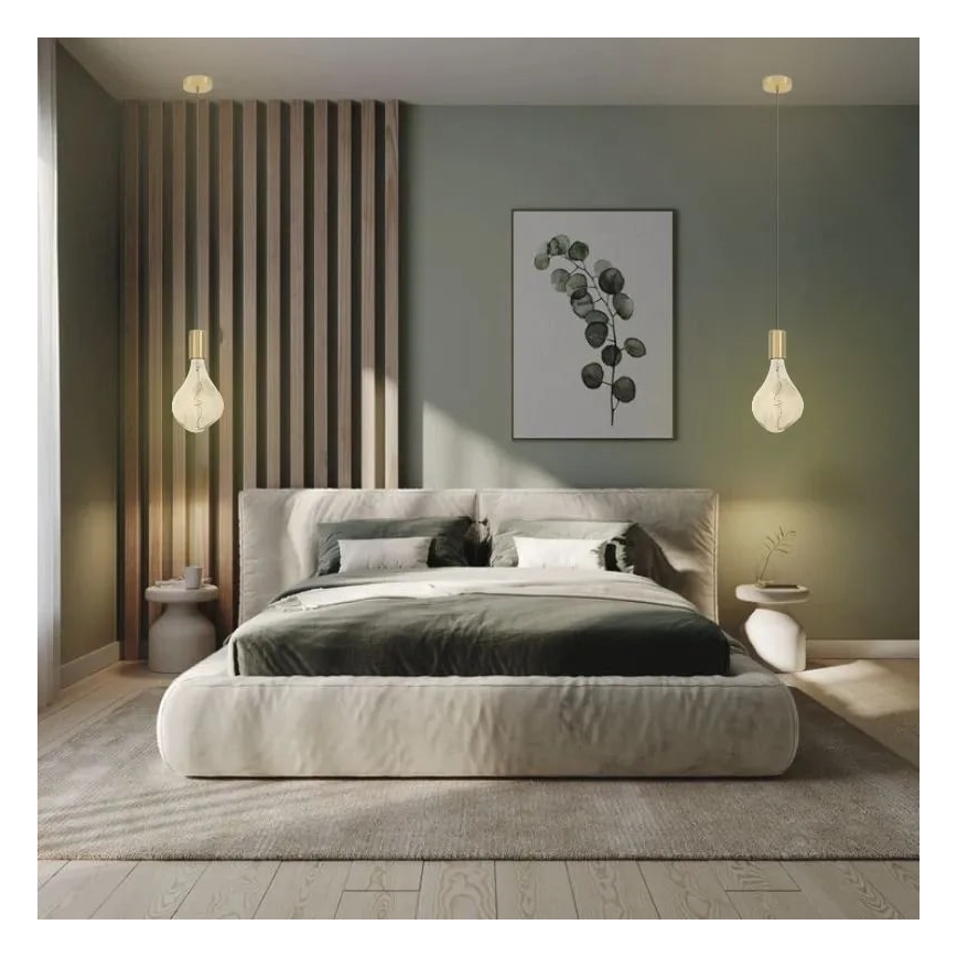LED-pære FILAMENT BUMPED SMOKE ET160 E27/4W/230V 2000K