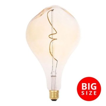 LED-pære FILAMENT BUMPED VINTAGE ET160 E27/4W/230V 2000K