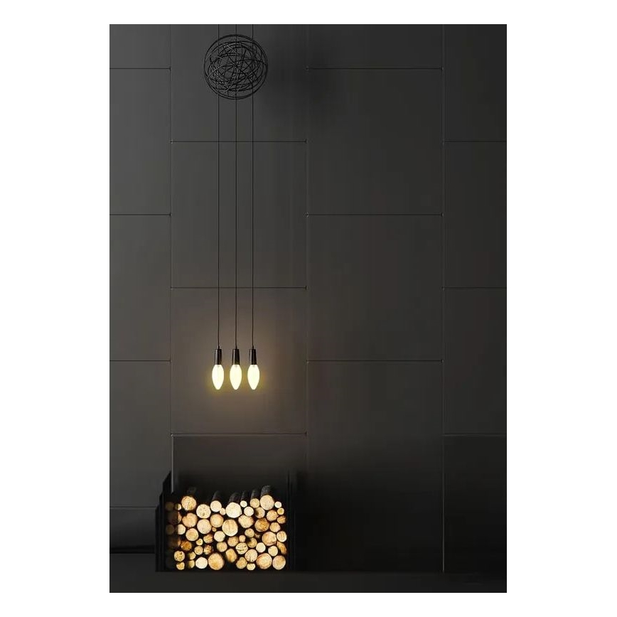 LED-pære WHITE FILAMENT C35 E14/4,5W/230V 3000K