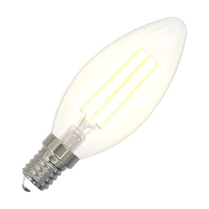 LED-pære WHITE FILAMENT C35 E14/4,5W/230V 3000K