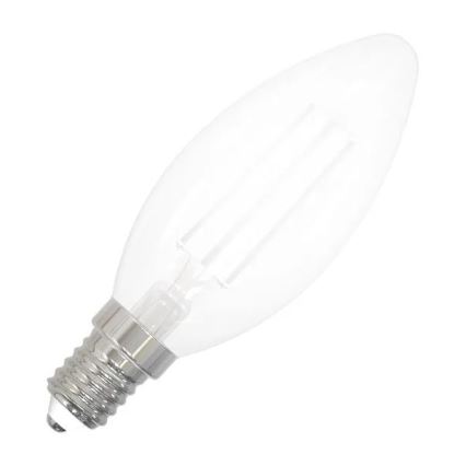 LED-pære WHITE FILAMENT C35 E14/4,5W/230V 4000K