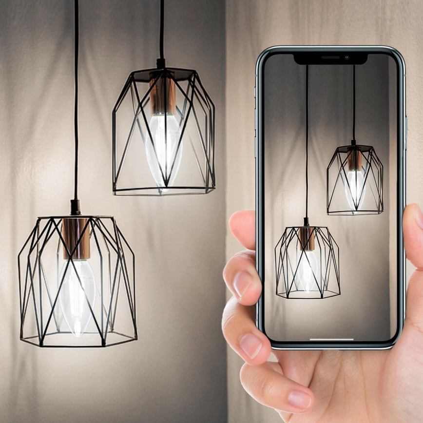 LED Pære FILAMENT C35 E14/8W/230V 6500K - Aigostar