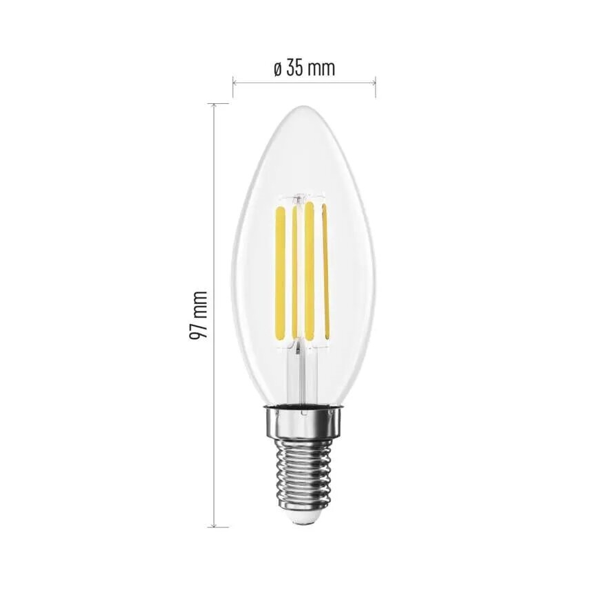 LED-pære FILAMENT E14/3,8W/230V 4000K